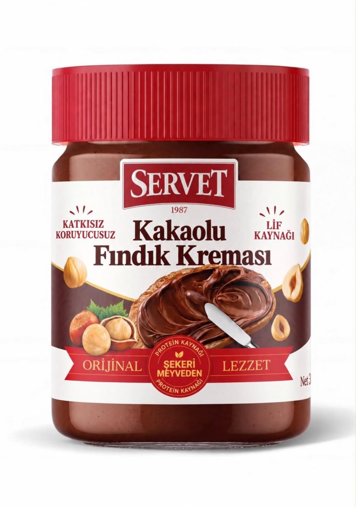 Servet Hurmalı Kakaolu Fındık Kreması