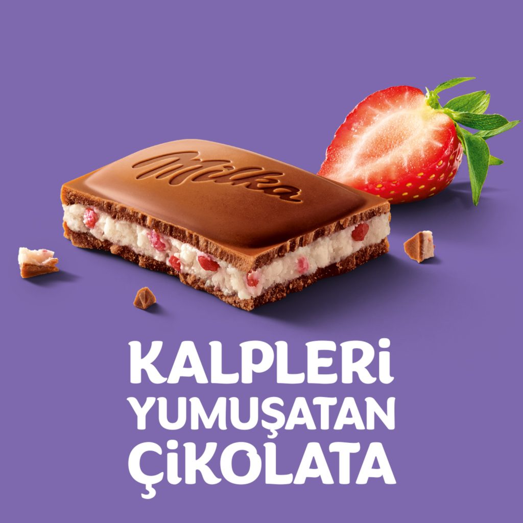 Milka Çilekli Yoğurtlu Çikolata