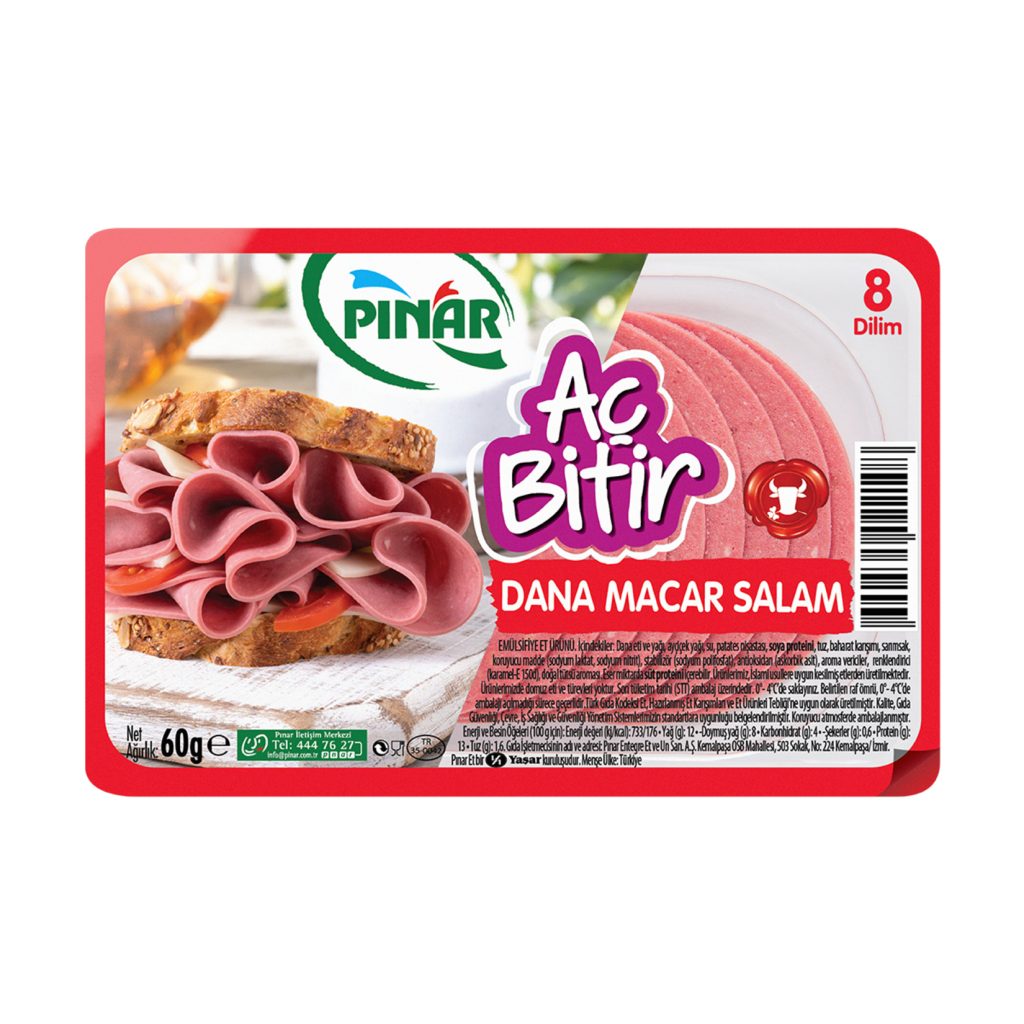 Pınar Klasik Dana Salam (60g)