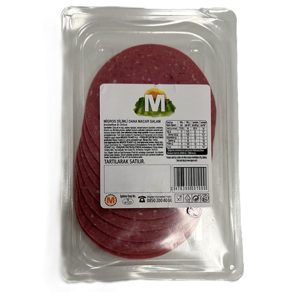 Şahin Dilimli Dana Salam (100g)